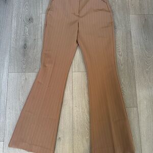 Express Tan Flare Pants - SHORT